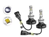 Комплект LED ламп X3 H11 6500K 9-32V 22W с радиатором (диод Philips ZES)