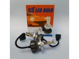 LED комплект  S5 H4 6000К 12-24V 15W с радиатором (диод 3570)
