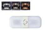 LED плафон салону універсальний SND-0016 12-24V 120 SMD 2835 WHITE з вимикачем (плавне регулювання яскравості). 300х118х33 мм