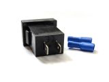 USB зарядка в авто врезная A79B 12-24В 2 USB 3.1A (2.1A+1A) с синей подсветкой