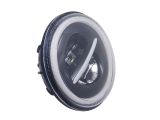 Светодиодная фара круглая HP-HLD-30-01 7 дюймов  ближний/дальний + "ангельские глазки"