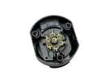 Разъем прицепа гнездо (мама, розетка) 12V 7 pin (латунные штифты) пластиковый влагозащищенный (ISO 1724)