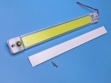 LED плафон салона универсальный HC-COB-300*33 12-24V COB 84 chips WHITE с выключателем. 300х33х7 мм
