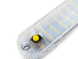 LED плафон салона универсальный HC-SMD-280*30 12-24V 336 SMD 1016 WHITE с выключателем. 280х30 мм