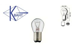 Автомобильная лампа КВАНТ P21/5W 12V 21/5W BAY15d
