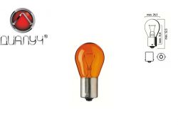 Автомобильная лампа Диалуч P21W 12V 21W BA15s Amber