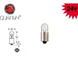 Автомобильная лампа Диалуч 24V 4W BA9s