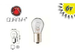 Автомобильная лампа Диалуч 6V 21W BA15s