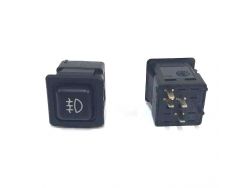 376.3710-04.02 Кнопка вимикання задніх протитуманних фар (зелене підсвічування) ВАЗ 2109