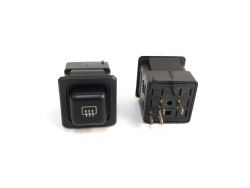 376.3710-04.04 Кнопка вимикання обігріву заднього скла ВАЗ 2109