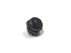 RH-018 Кнопка пусковая (кнопка стартера) черная, винт латунный}