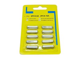 Комплект предохранителей цилиндр керамика 10 шт.