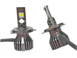 Комплект светодиодных ламп GA675 H4 6500K  12-24V 50W радиатор с вентилятором (диод 3570) ближний/дальний свет
