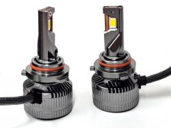 Комплект светодиодных ламп GA675 НВ4 (9006) 6500K  12-24V 50W радиатор с вентилятором (диод 3570)