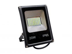 LED прожектор уличный влагозащищенный IP66 черный 20W 48 SMD 5730 холодный белый}