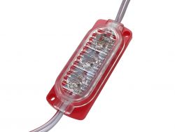 Светодиодный модуль 12V 3 SMD 2835 (60mm*23mm) красный