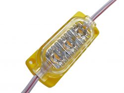 Светодиодный модуль 12V 3 SMD 2835 (60mm*23mm) желтый