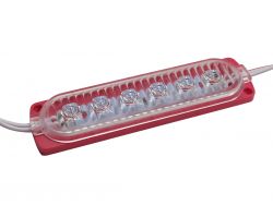 Светодиодный модуль 12V 6 SMD 2835 (104mm*25mm) красный