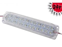 Светодиодный модуль 24V 24 SMD 2835 (169mm*38mm) белый