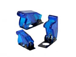 Крышка тумблера прозрачная пластиковая синяя}