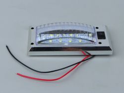 LED плафон салона универсальный SND-0001 12-24V 6 SMD 2835 WHITE с выключателем. 108х52х26 мм}