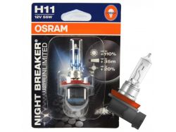 Галогеновая лампа OSRAM H11 64211NBU-01B Night Breaker Unlimited 55W 12V PGJ19-2 10X1 Blister
