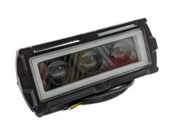 Светодиодная фара HP-GZD-311-01 12/24V ближний свет (белый и желтый) с DRL. Четкая свето-теневая граница}