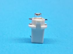LED лампа подсветки приборной панели T5-8,3 12V 1 LED белая с патроном}