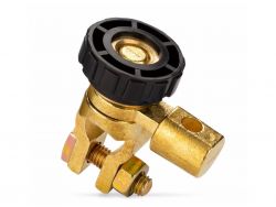 DDKT-Г Клемма АКБ  с латунным отключателем массы (минусовая)