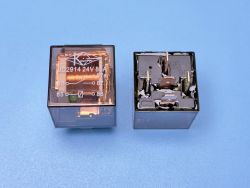 Реле 80A  24V  5  контактов  с кронштейном прозрачное с диодом (мощное)