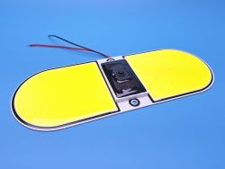 LED плафон салона универсальный HC-2 COB-195*74 12-24V COB 41 chips WHITE с выключателем. 195х74 мм}