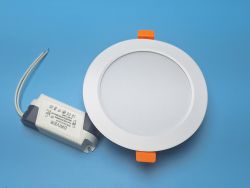 Точечный LED светильник врезной потолочный круглый WHITE 220V 7W 4100K нейтральный свет