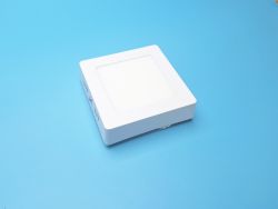 Потолочный LED светильник накладной квадратный 6w 3000K теплый свет