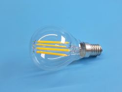 LED лампа Квант FILAMENT G45 E14 220V 4W 3000К теплый свет