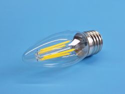 LED лампа Квант FILAMENT С35 E27 220V 4W 4100К нейтральный свет