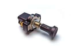 Тумблер 2 pin (на болтах) 2 положения с выдвижным переключателем (без символа, длинна резьбы 10 mm)}