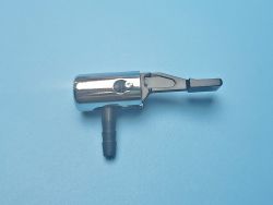 Наконечник насоса быстросъемный, концевик шланга насоса с клавишей Q-21 металл/пластик