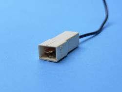 Разъем с проводом ПАПА (внешний) универсальный на 1 контакт, клемма 6,3мм (пр-во Украина)}