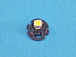 LED лампа подсветки приборной панели T4,2 12V 1 SMD 1210 WHITE с патроном}