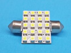 Светодиодная лампа T11 x 36mm SV8,5 20 SMD 3020 12V WHITE