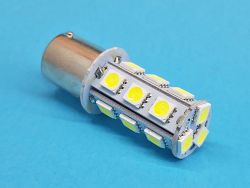 Светодиодная лампа P21W BA15S 18 SMD 5050 12V WHITE