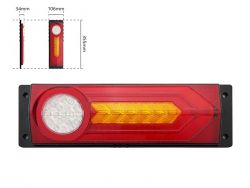 Фонарь задний светодиодный WD-0047 24V  65 LED IP67 (1 шт). Размер: 335*106*34 мм