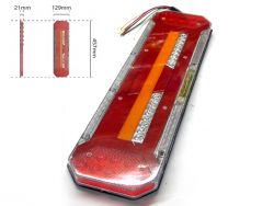 Фонарь задний светодиодный WD-0046 24V 66 LED IP67 (1 шт). Размер: 457*129*21 мм