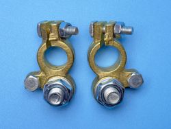 Клемма АКБ латунная (шпилька М10) (пр-во Украина)