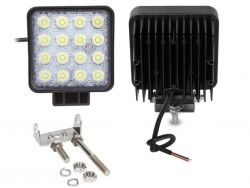 Світлодіодна LED фара 19T-48W/40/SPOT 16 світлодіодів 3535, вузький промінь