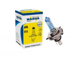 Галогеновая лампа NARVA 48677 H4 12V 60/55 W P43t RANGE POWER BLUE+