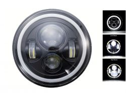 Світлодіодна фара кругла JR-4/1-45W(ST) 7 дюймів для ВАЗ 2101, 2121-21213 Нива, Jeep, Suzuki}