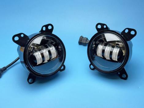 Комплект светодиодных противотуманных фар 4" (104 мм) HP-GZD-351-02, 32W, белый свет, в штатное место для DAF XF 105